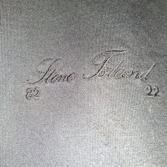 Stone Island Men’s Long Sleeve Cotton Shirt Black Compass Logo Sz 3xl - Picture 3 of 7